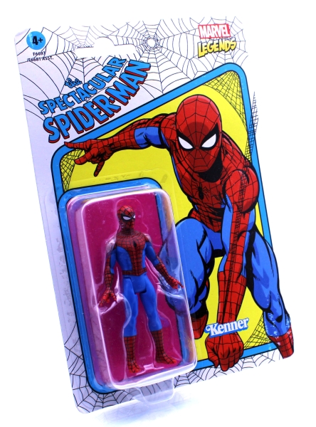 Marvel Legends Retro Actionfigur "the spectacular Spider-Man" von Kenner